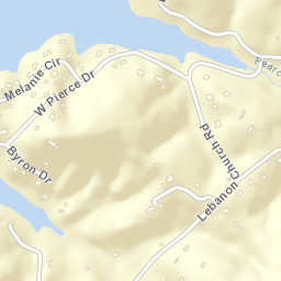 West Lake Estates Tennessee Street Map
