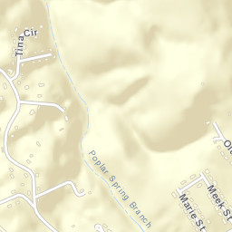 Kathy Hills Tennessee Street Map