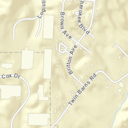 Cherokee Estates Tennessee Street Map