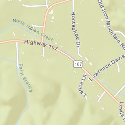 Limestone Cove Tennessee Street Map