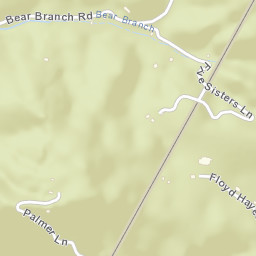 Buck Mountain Tennessee Street Map