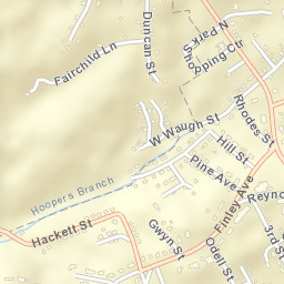 195 Pine Avenue, North Wilkesboro, NC Street Map