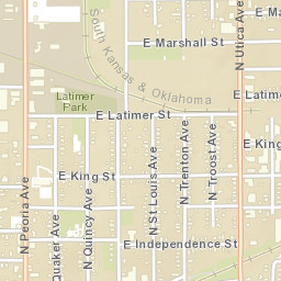 1200-1254 North Peoria Avenue, Tulsa, OK Street Map