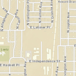 809-813 N Darlington Ave Tulsa OK Street Map