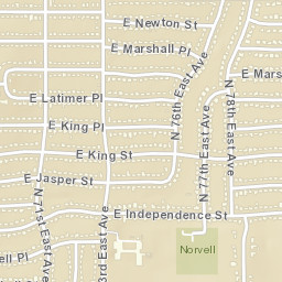 7124 E Independence St Tulsa OK Street Map