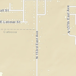 775-855 North 153rd East Avenue, Tulsa Street Map