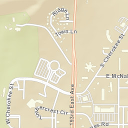 19250 Timbercrest Circle, Catoosa, OK Street Map