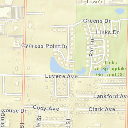 4314-4342 Luvene Ave, Springdale, AR Street Map