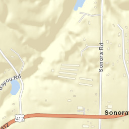 Sonora Arkansas Street Map