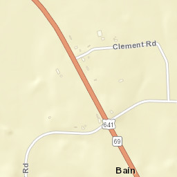 Bain Tennessee Street Map