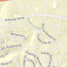 Belinda City Tennessee Street Map