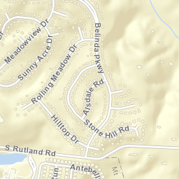 203 Stonemeade Court, Mount Juliet, TN Street Map