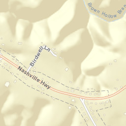 Ensor Tennessee Street Map