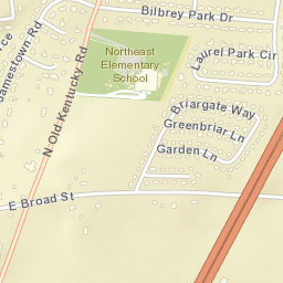 Briargate Tennessee Street Map