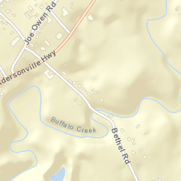 Bethel Tennessee Street Map