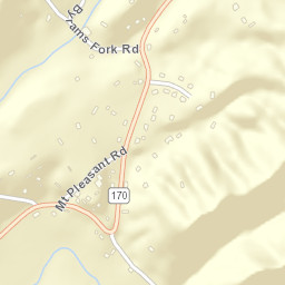 Ivory Tennessee Street Map