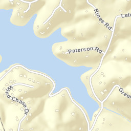 Patterson Hills Tennessee Street Map