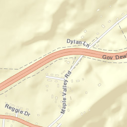 Mapleview Acres Tennessee Street Map