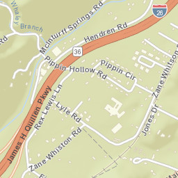 214-1517 Zane Whitson Drive, Cherokee National Forest Street Map