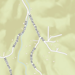 Morgan Branch Tennessee Street Map