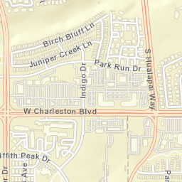 10001 West Park Run Drive Las Vegas NV Street Map
