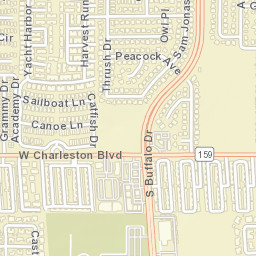 7871 W Charleston Blvd Las Vegas NV Street Map