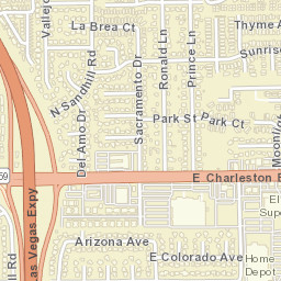 4217 Park Court Las Vegas NV 89110 Street Map