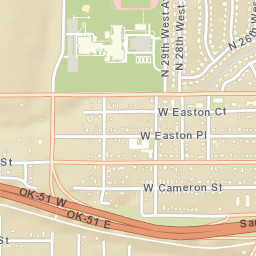 651 N 33rd W Ave Tulsa Oklahoma Street Map