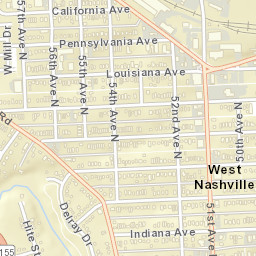 811 Delray Drive, Nashville, TN 37209, USA Street Map