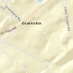 Graveston Tennessee Street Map