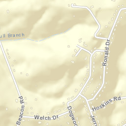 Rolling Acres Tennessee Street Map