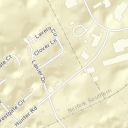 Hunters Ridge Tennessee Street Map