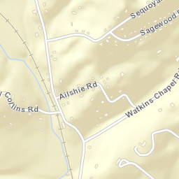 Sequooyah Estates Tennessee Street Map