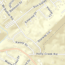 Harrison Hills Tennessee Street Map