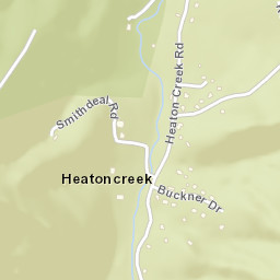 Heaton Creek Tennessee Street Map