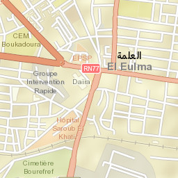 El Eulma Street Map