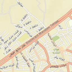 Abhar Street Map