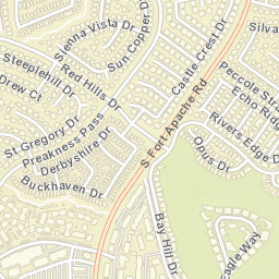 9204-9206 Red Hills Rd Las Vegas NV Street Map