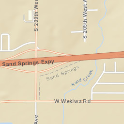 20817-20899 West Wekiwa Road, Sand Springs Street Map