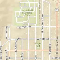 201-299 West 12th Street Sand Springs OK Street Map