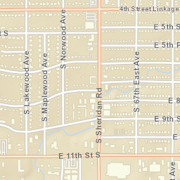 550-562 South Maplewood Avenue, Tulsa Street Map