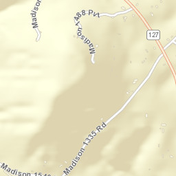 Alabam Arkansas Street Map