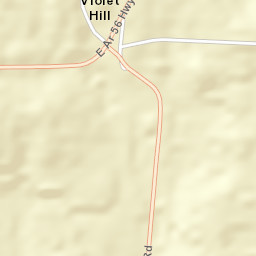 Violet Hill Arkansas Street Map