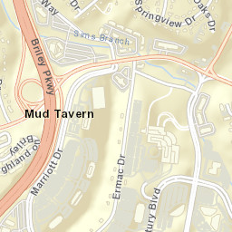 Mudtavern Tennessee Street Map
