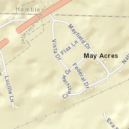 May Acres Tennessee Street Map