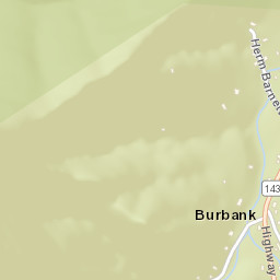 Burbank Tennessee Street Map