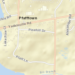 3200-3254 Transou Road, Pfafftown, NC Street Map
