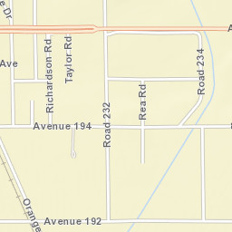 Abilene California Street Map