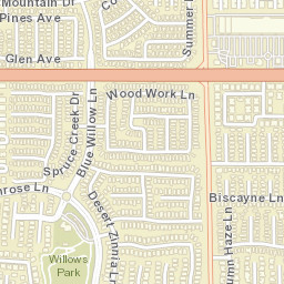 10543-10549 Cedar Run Ct Las Vegas Street Map