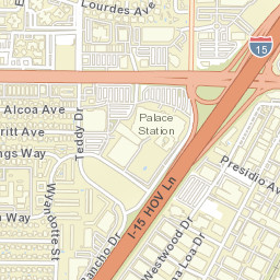 1998 Las Vegas Freeway, Las Vegas, NV Street Map